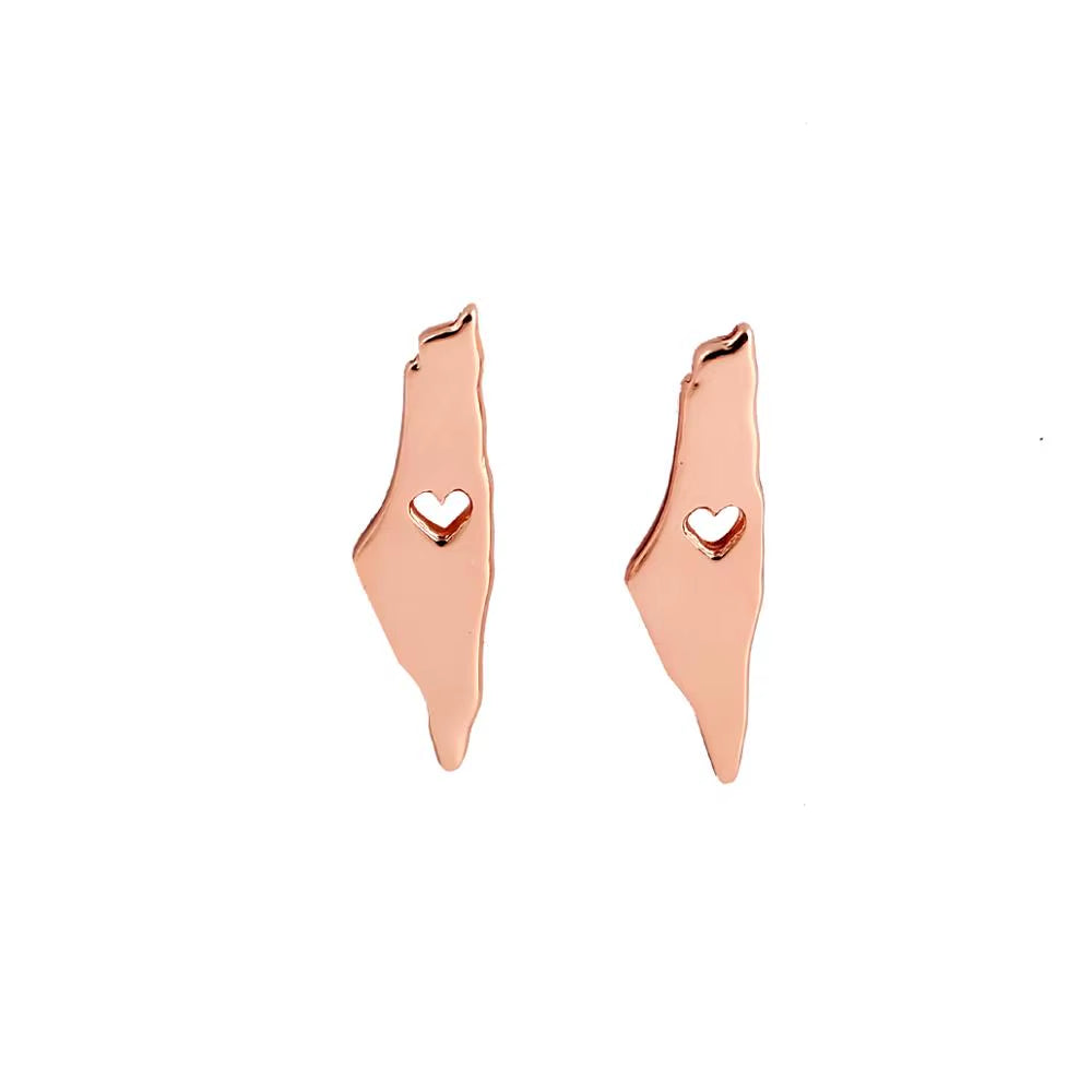 Israel Map Earrings Israel Jewelry Earrings for Women Pendientes Mujer Moda