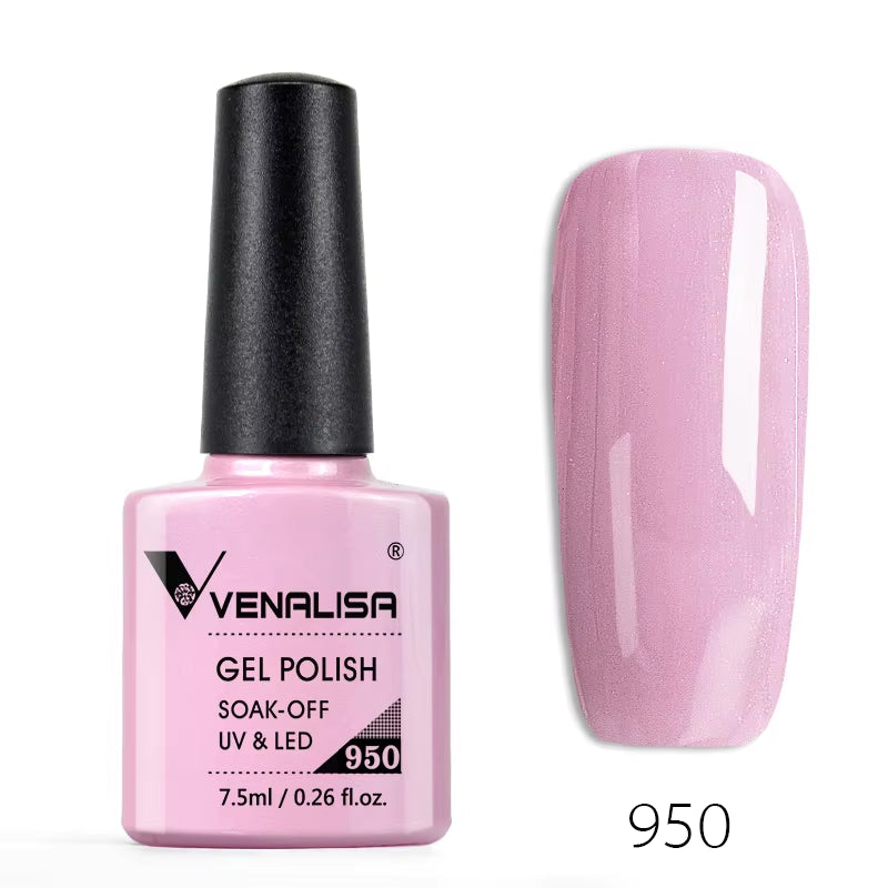 Nail Gel Polish Semi Permanent Gellack Nail Art Salon 120 Color Glitter 7.5Ml Soak off Organic UV LED Nail Gel Varnish