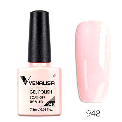 Nail Gel Polish Semi Permanent Gellack Nail Art Salon 120 Color Glitter 7.5Ml Soak off Organic UV LED Nail Gel Varnish