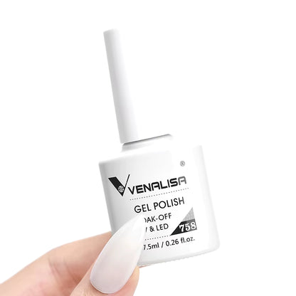 Nail Gel Polish Semi Permanent Gellack Nail Art Salon 120 Color Glitter 7.5Ml Soak off Organic UV LED Nail Gel Varnish