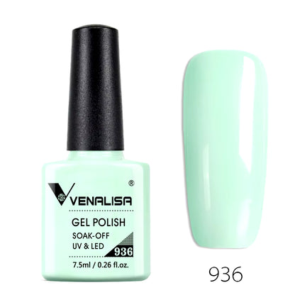 Nail Gel Polish Semi Permanent Gellack Nail Art Salon 120 Color Glitter 7.5Ml Soak off Organic UV LED Nail Gel Varnish