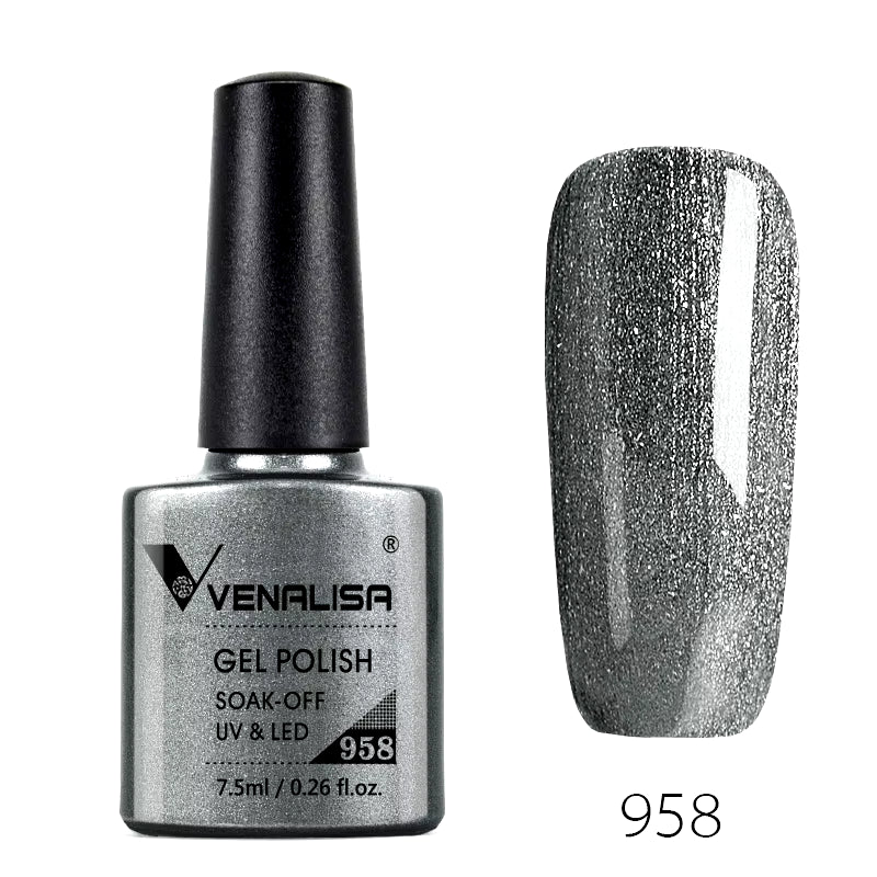 Nail Gel Polish Semi Permanent Gellack Nail Art Salon 120 Color Glitter 7.5Ml Soak off Organic UV LED Nail Gel Varnish