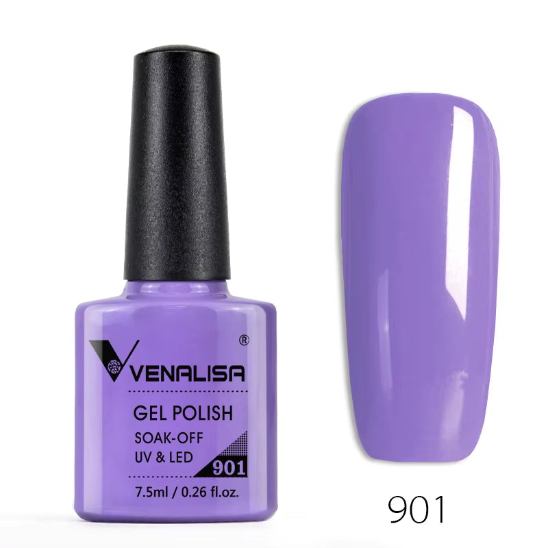 Nail Gel Polish Semi Permanent Gellack Nail Art Salon 120 Color Glitter 7.5Ml Soak off Organic UV LED Nail Gel Varnish