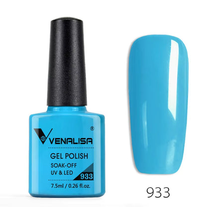 Nail Gel Polish Semi Permanent Gellack Nail Art Salon 120 Color Glitter 7.5Ml Soak off Organic UV LED Nail Gel Varnish