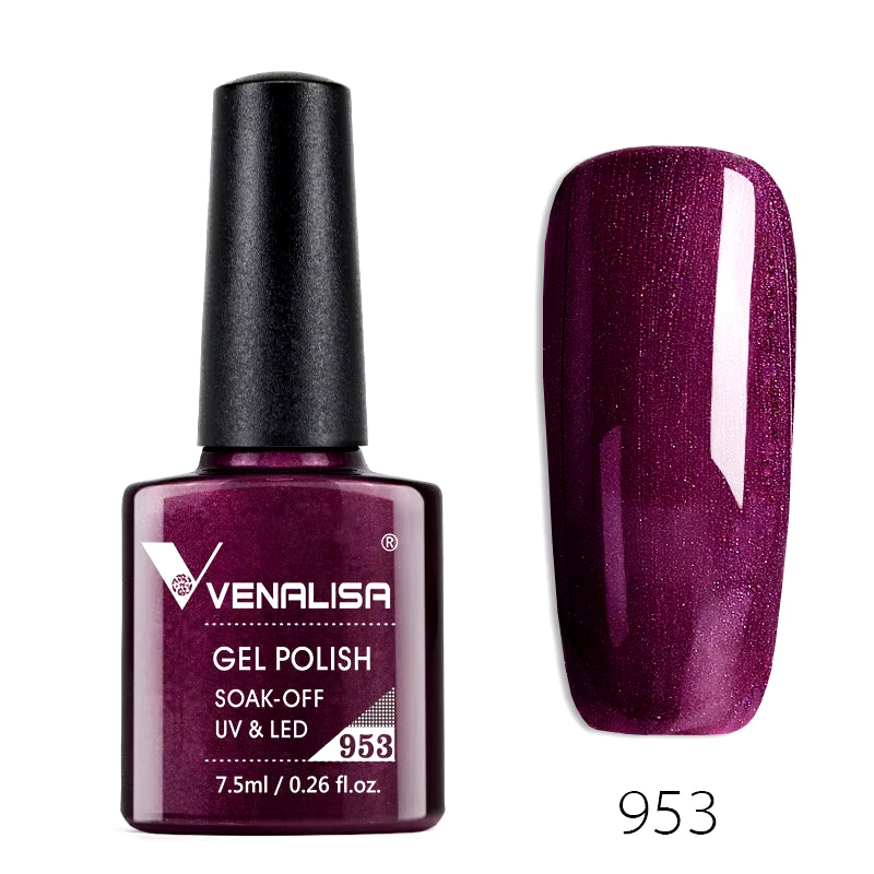 Nail Gel Polish Semi Permanent Gellack Nail Art Salon 120 Color Glitter 7.5Ml Soak off Organic UV LED Nail Gel Varnish