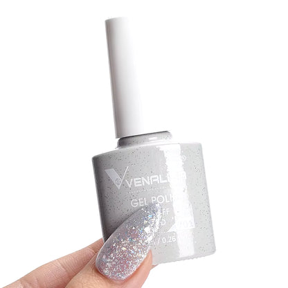 Nail Gel Polish Semi Permanent Gellack Nail Art Salon 120 Color Glitter 7.5Ml Soak off Organic UV LED Nail Gel Varnish