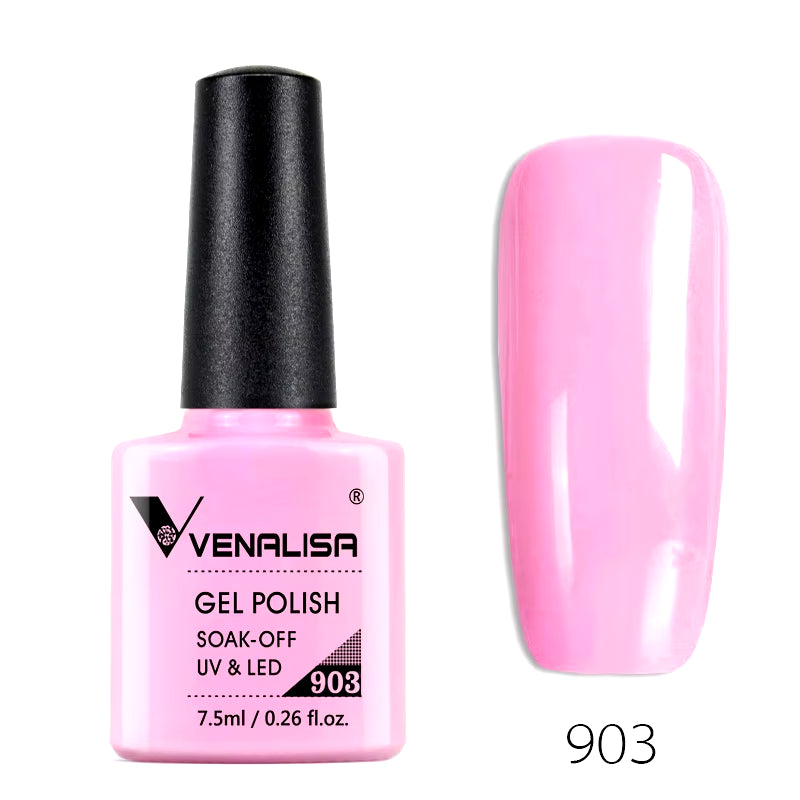 Nail Gel Polish Semi Permanent Gellack Nail Art Salon 120 Color Glitter 7.5Ml Soak off Organic UV LED Nail Gel Varnish