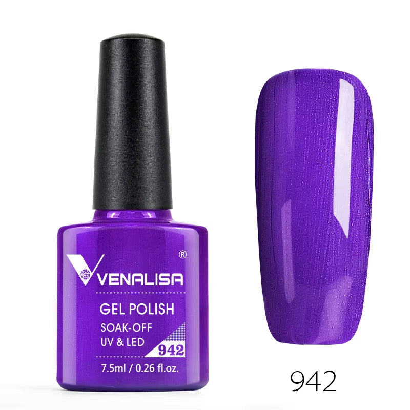 Nail Gel Polish Semi Permanent Gellack Nail Art Salon 120 Color Glitter 7.5Ml Soak off Organic UV LED Nail Gel Varnish