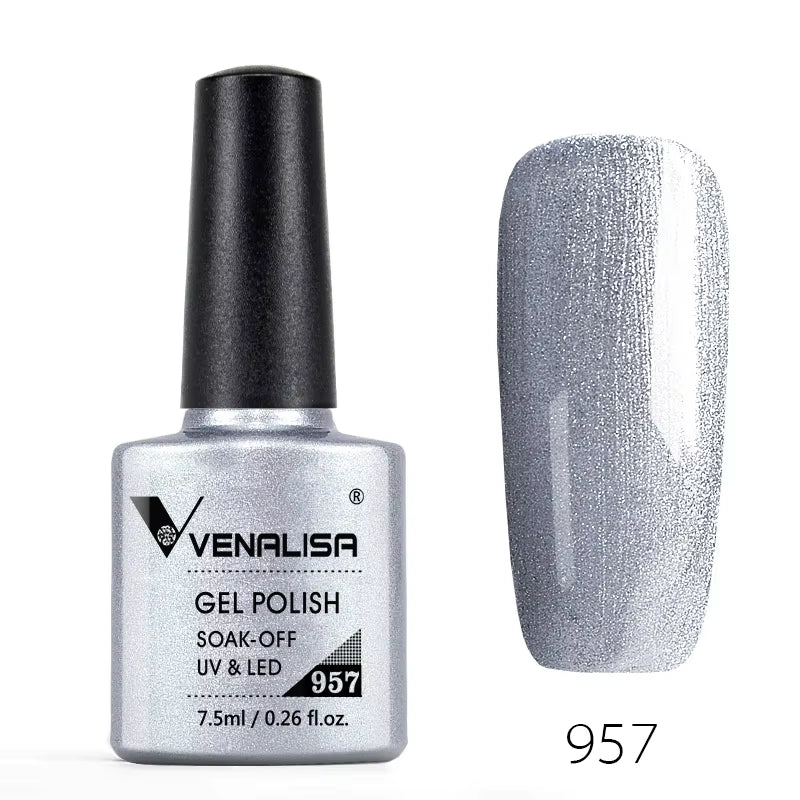 Nail Gel Polish Semi Permanent Gellack Nail Art Salon 120 Color Glitter 7.5Ml Soak off Organic UV LED Nail Gel Varnish
