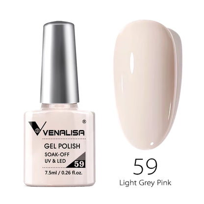 Nail Gel Polish Semi Permanent Gellack Nail Art Salon 120 Color Glitter 7.5Ml Soak off Organic UV LED Nail Gel Varnish