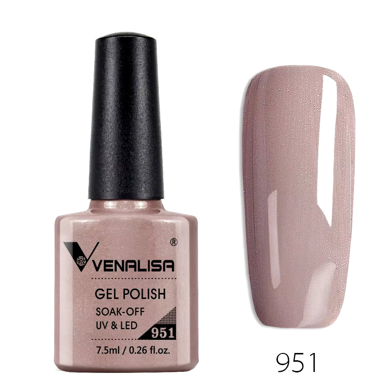 Nail Gel Polish Semi Permanent Gellack Nail Art Salon 120 Color Glitter 7.5Ml Soak off Organic UV LED Nail Gel Varnish