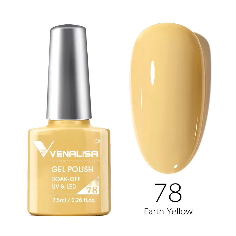 Nail Gel Polish Semi Permanent Gellack Nail Art Salon 120 Color Glitter 7.5Ml Soak off Organic UV LED Nail Gel Varnish