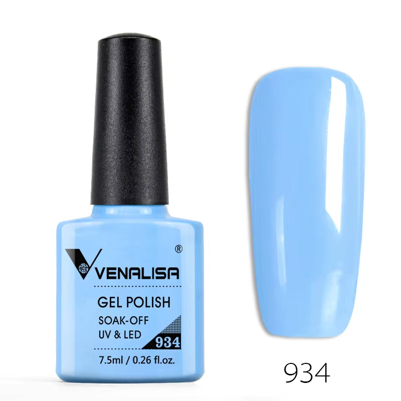 Nail Gel Polish Semi Permanent Gellack Nail Art Salon 120 Color Glitter 7.5Ml Soak off Organic UV LED Nail Gel Varnish