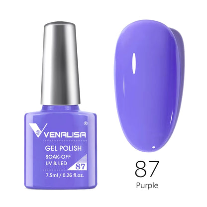 Nail Gel Polish Semi Permanent Gellack Nail Art Salon 120 Color Glitter 7.5Ml Soak off Organic UV LED Nail Gel Varnish