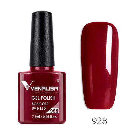 Nail Gel Polish Semi Permanent Gellack Nail Art Salon 120 Color Glitter 7.5Ml Soak off Organic UV LED Nail Gel Varnish