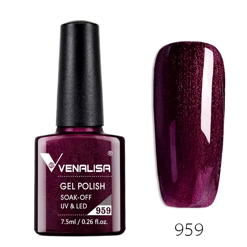 Nail Gel Polish Semi Permanent Gellack Nail Art Salon 120 Color Glitter 7.5Ml Soak off Organic UV LED Nail Gel Varnish