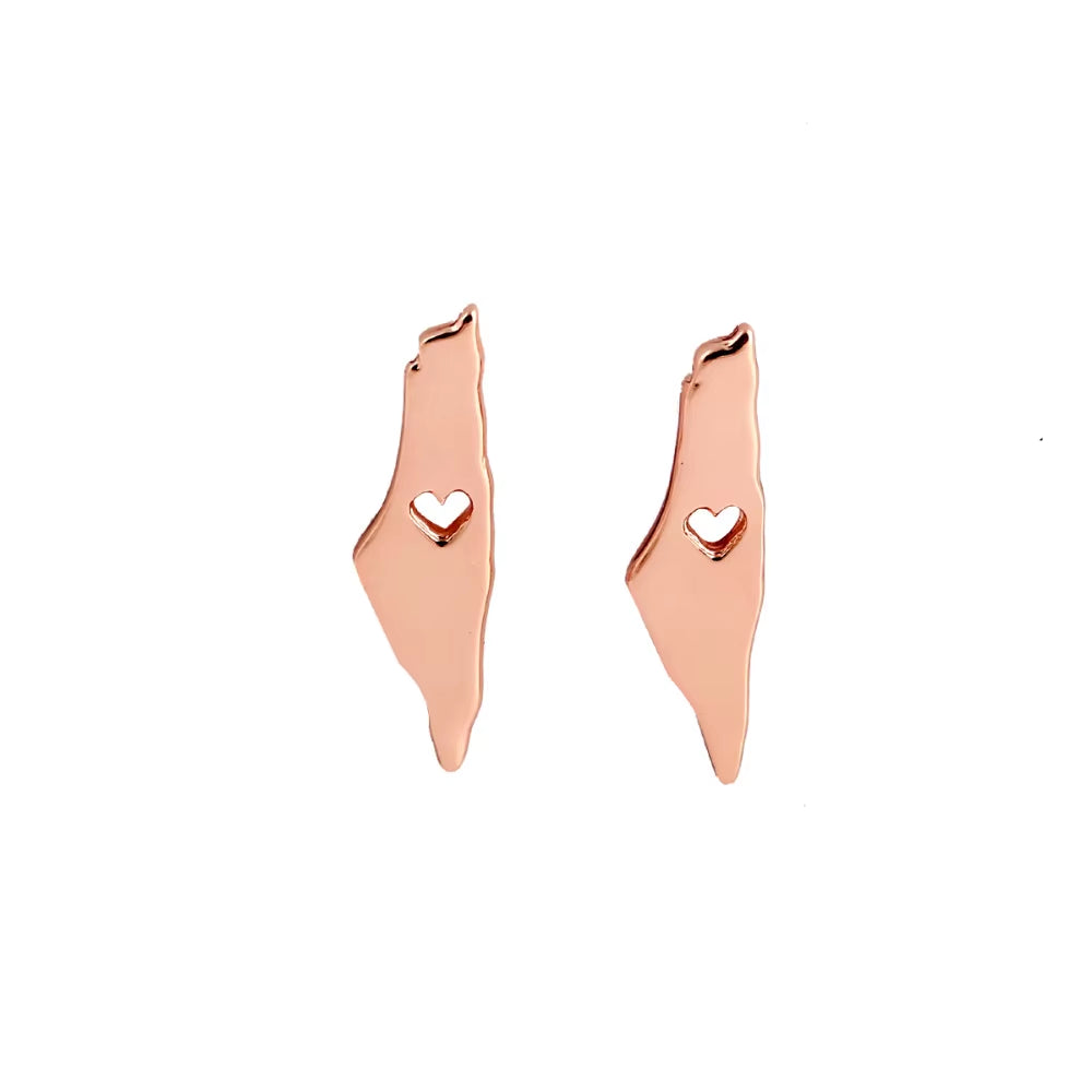 Israel Map Earrings Israel Jewelry Earrings for Women Pendientes Mujer Moda