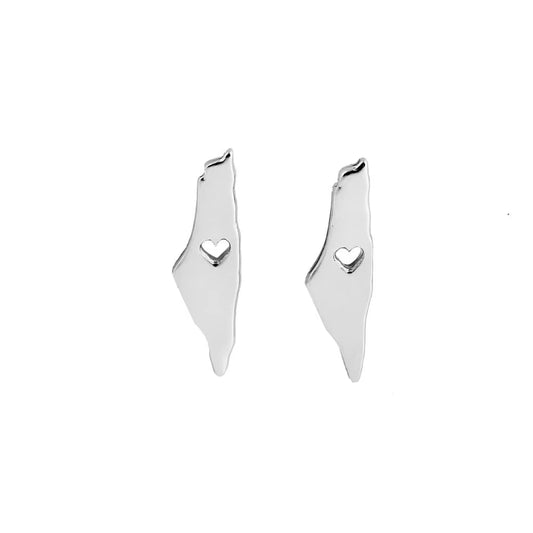 Israel Map Earrings Israel Jewelry Earrings for Women Pendientes Mujer Moda