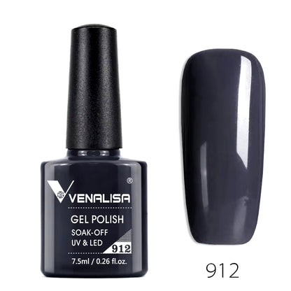 Nail Gel Polish Semi Permanent Gellack Nail Art Salon 120 Color Glitter 7.5Ml Soak off Organic UV LED Nail Gel Varnish