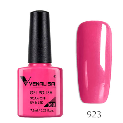 Nail Gel Polish Semi Permanent Gellack Nail Art Salon 120 Color Glitter 7.5Ml Soak off Organic UV LED Nail Gel Varnish
