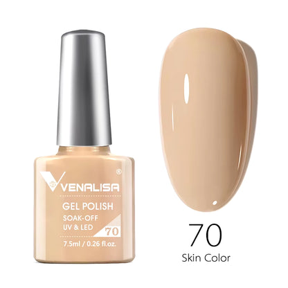 Nail Gel Polish Semi Permanent Gellack Nail Art Salon 120 Color Glitter 7.5Ml Soak off Organic UV LED Nail Gel Varnish