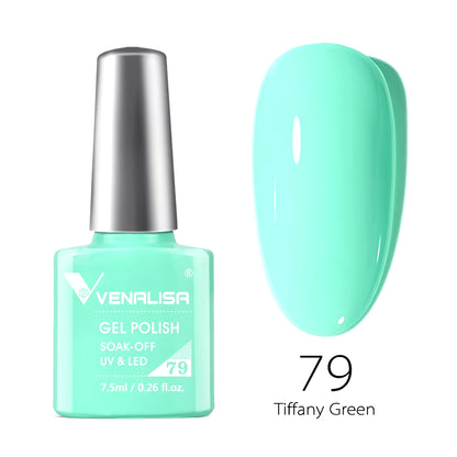 Nail Gel Polish Semi Permanent Gellack Nail Art Salon 120 Color Glitter 7.5Ml Soak off Organic UV LED Nail Gel Varnish