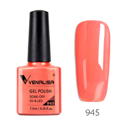 Nail Gel Polish Semi Permanent Gellack Nail Art Salon 120 Color Glitter 7.5Ml Soak off Organic UV LED Nail Gel Varnish