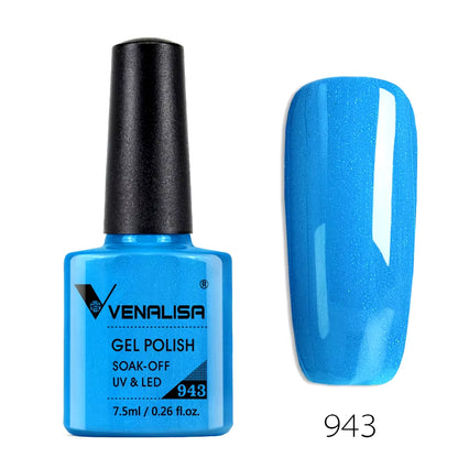 Nail Gel Polish Semi Permanent Gellack Nail Art Salon 120 Color Glitter 7.5Ml Soak off Organic UV LED Nail Gel Varnish
