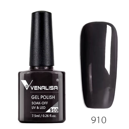 Nail Gel Polish Semi Permanent Gellack Nail Art Salon 120 Color Glitter 7.5Ml Soak off Organic UV LED Nail Gel Varnish