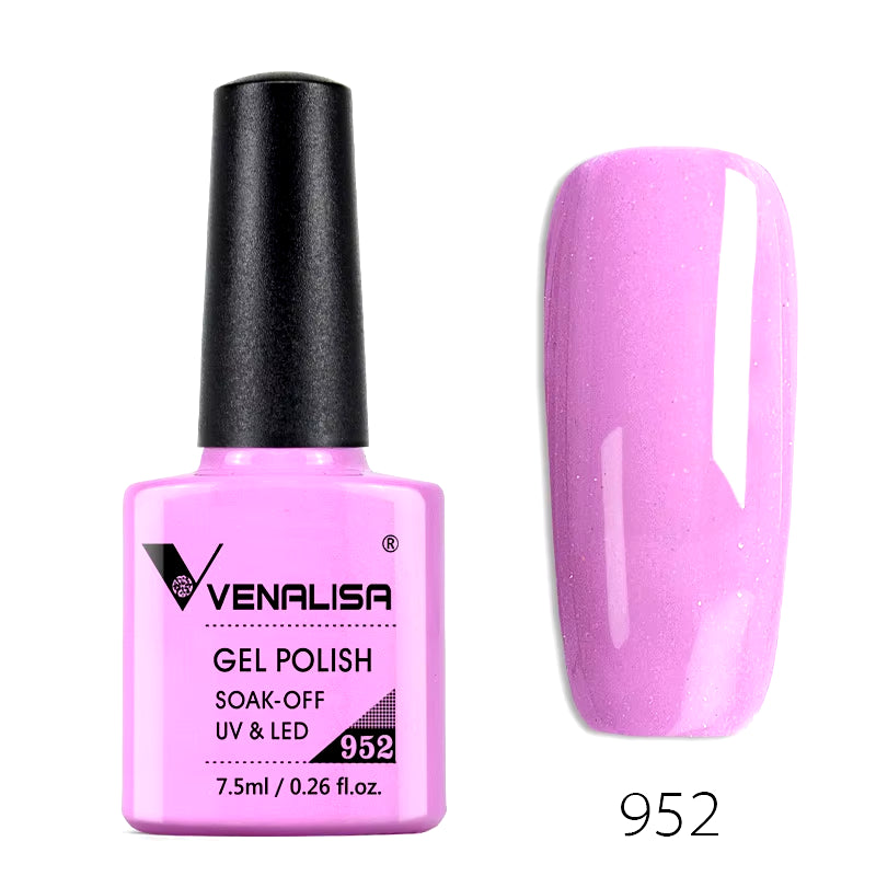 Nail Gel Polish Semi Permanent Gellack Nail Art Salon 120 Color Glitter 7.5Ml Soak off Organic UV LED Nail Gel Varnish