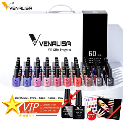 Nail Gel Polish Semi Permanent Gellack Nail Art Salon 120 Color Glitter 7.5Ml Soak off Organic UV LED Nail Gel Varnish