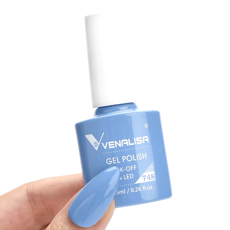 Nail Gel Polish Semi Permanent Gellack Nail Art Salon 120 Color Glitter 7.5Ml Soak off Organic UV LED Nail Gel Varnish