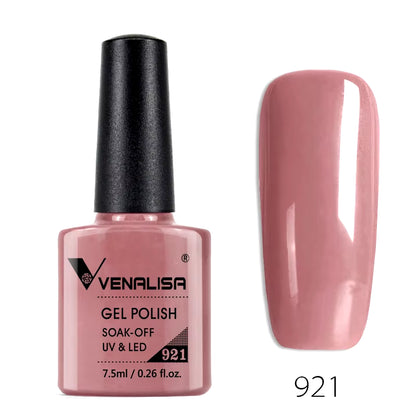 Nail Gel Polish Semi Permanent Gellack Nail Art Salon 120 Color Glitter 7.5Ml Soak off Organic UV LED Nail Gel Varnish