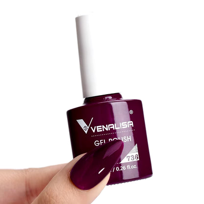 Nail Gel Polish Semi Permanent Gellack Nail Art Salon 120 Color Glitter 7.5Ml Soak off Organic UV LED Nail Gel Varnish