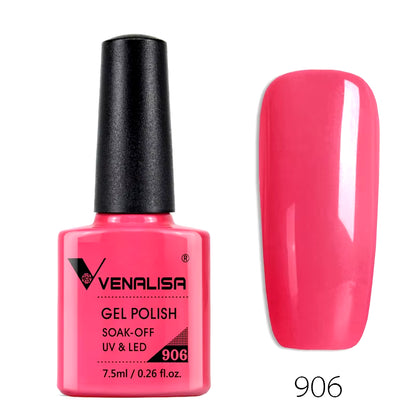 Nail Gel Polish Semi Permanent Gellack Nail Art Salon 120 Color Glitter 7.5Ml Soak off Organic UV LED Nail Gel Varnish